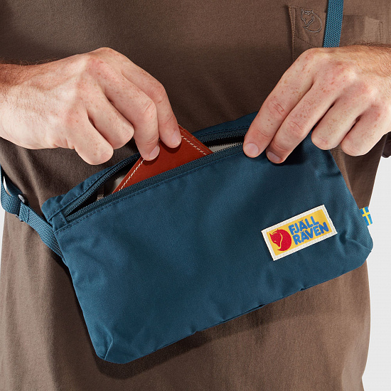Сумка Fjallraven Vardag Pocket Black - Фото 7 большая
