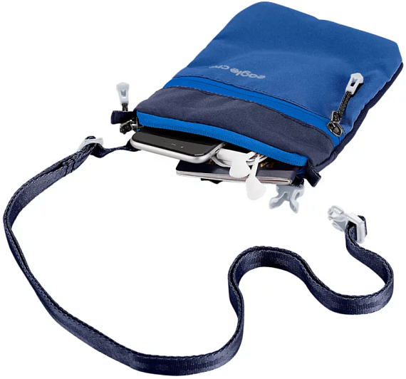 Сумка Eagle Creek Stash Neck Pouch Aizome Blue - Фото 4 большая