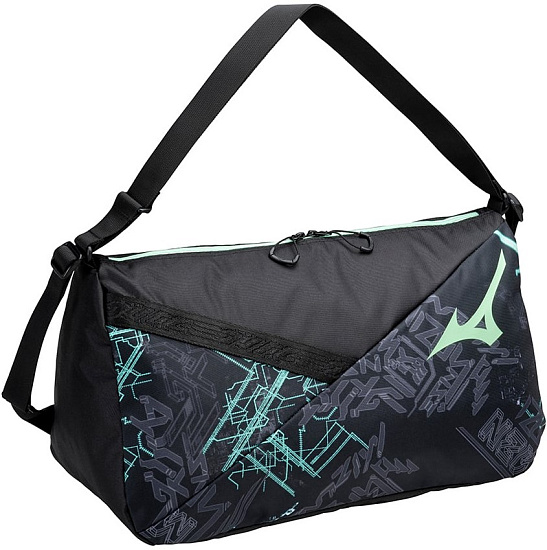 Сумка Mizuno Holdall Waso Black/Mint - Фото 1 большая