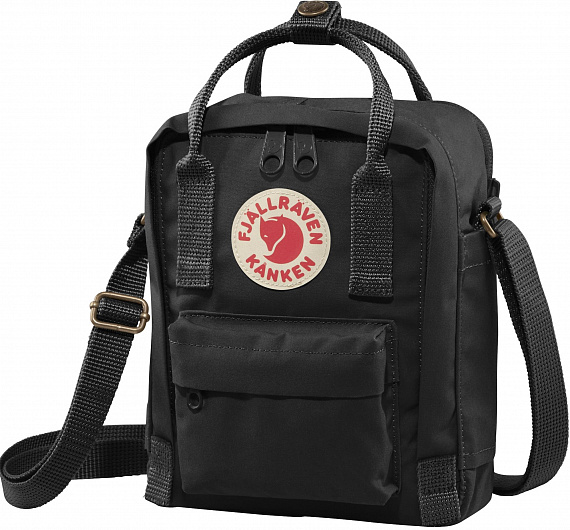 Сумка Fjallraven Kanken Sling Black - Фото 1 большая