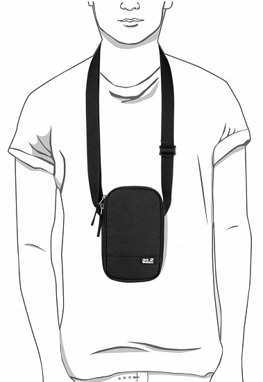 Сумка Jack Wolfskin Secretary Black - Фото 4 большая
