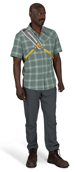 Рюкзак Osprey Transporter Sling Frosty Mint/Soundwave Grey - Фото 6 большая