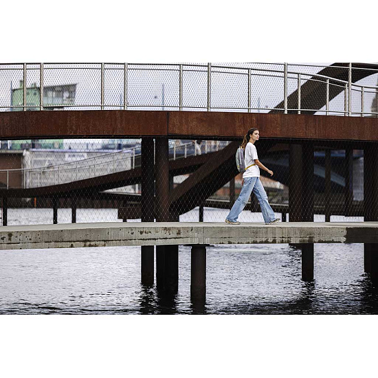 Рюкзак Osprey Transporter Sling Frosty Mint/Soundwave Grey - Фото 12 большая