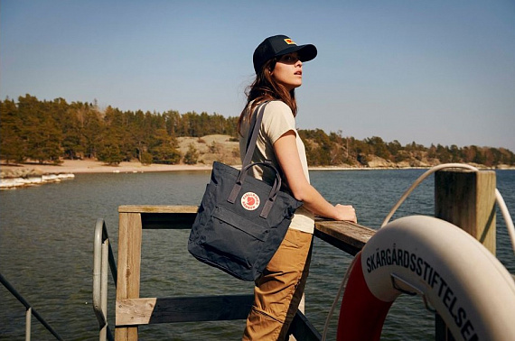 Сумка Fjallraven Kanken Totepack Ox Red - Фото 12 большая