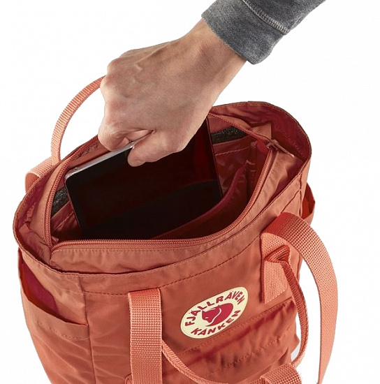 Сумка Fjallraven Kanken Totepack Mini Ox Red - Фото 7 большая