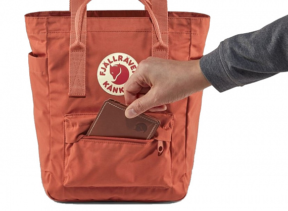 Сумка Fjallraven Kanken Totepack Mini Navy - Фото 8 большая