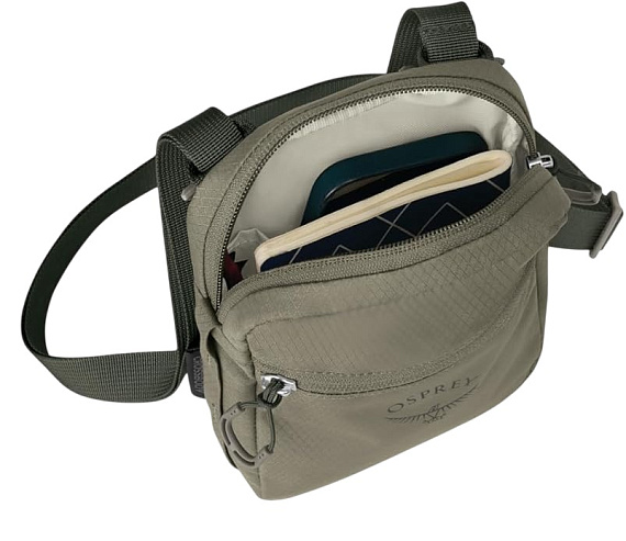 Сумка Osprey Daylite Small Crossbody Concrete Tan - Фото 2 большая