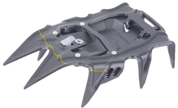 Кошки Salewa Alpinist Combi Black/Yellow - Фото 8 большая