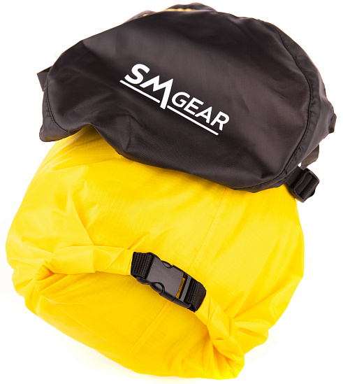 Компрессионный гермомешок SMGear Таффета 15л Жёлтый - Фото 3 большая