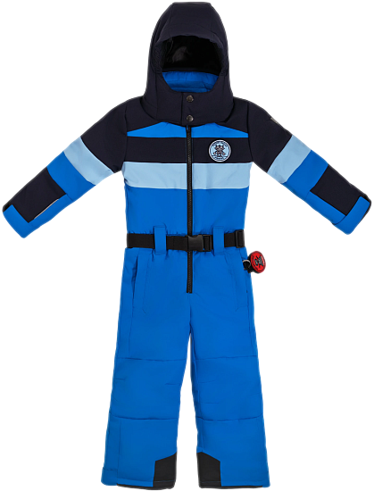 Комбинезон детский PinBina W-BB-O-01-12MM0052 Royal Blue/Dark Navy/Light Blue - Фото 1 большая
