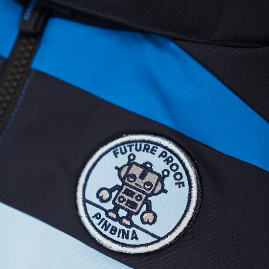 Комбинезон детский PinBina W-BB-O-01-12MM0052 Royal Blue/Dark Navy/Light Blue - Фото 3 большая