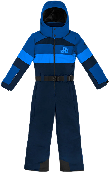 Комбинезон детский PinBina W-JB-O-01-12MM0053 Dark Navy/Dark Royal Blue/Royal Blue - Фото 1 большая