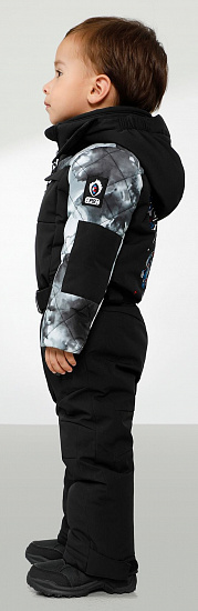 Комбинезон детский Poivre Blanc W22-0930-BBBY/A Cloudy Black - Фото 3 большая