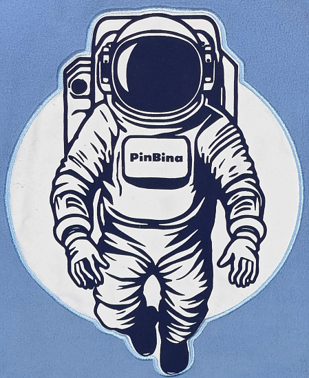 Комбинезон детский PinBina W-JB-O-01-11 Navy Blue/Dust Blue - Фото 4 большая