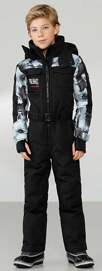 Комбинезон детский Poivre Blanc W22-0931-JRBY/C Cloudy Black - Фото 4 большая