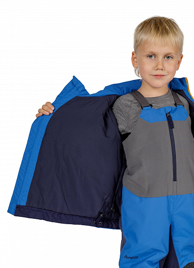 Комбинезон детский Bergans Ruffen Ins AthensBlue/Navy - Фото 3 большая