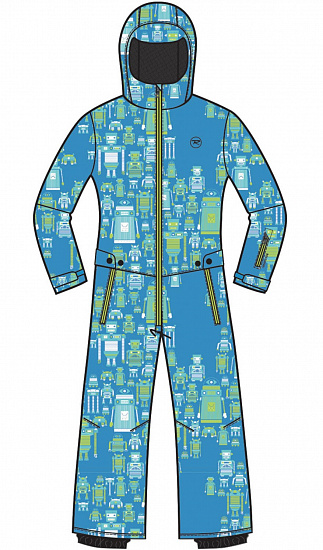 Комбинезон детский Rossignol Kid Mini Robots Blue - Фото 1 большая