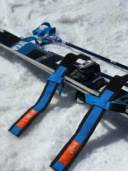 Связки для горных лыж Ski-N-Go Blue - Фото 3 большая