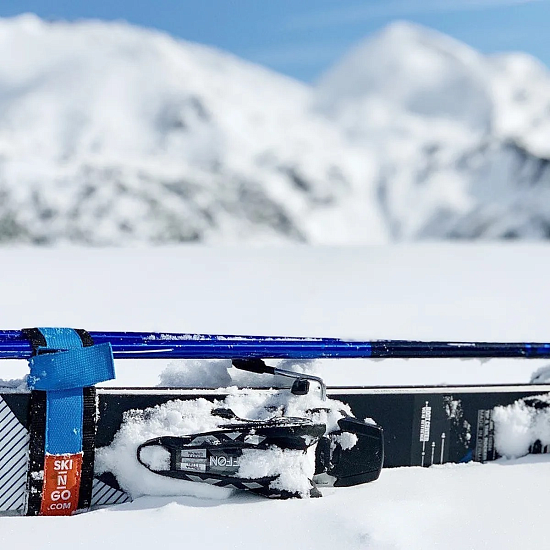 Связки для горных лыж Ski-N-Go Blue - Фото 5 большая