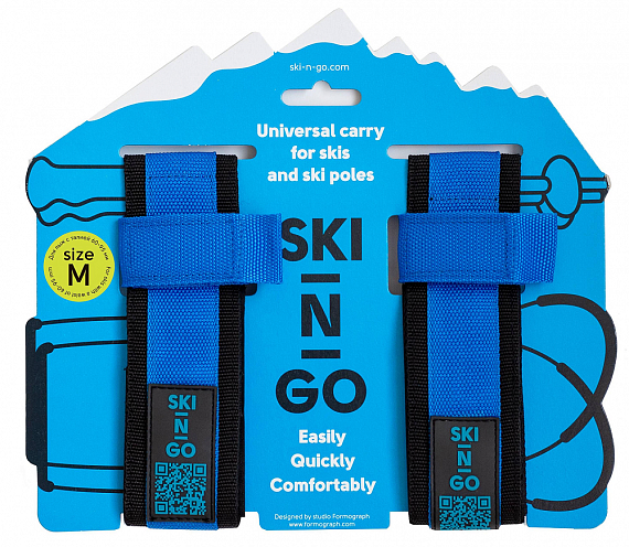 Связки для горных лыж Ski-N-Go Blue - Фото 1 большая