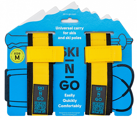 Связки для горных лыж Ski-N-Go Yellow - Фото 1 большая