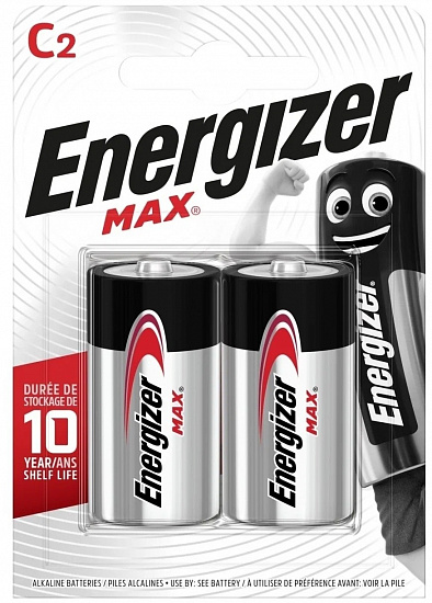 Батарейки Energizer MAX E93/C 1.5V (2 шт) - Фото 1 большая