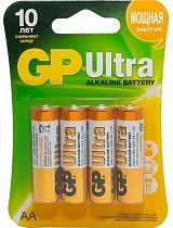 Батарейки GP Ultra Alkaline AA/LR6 (4 шт) на блистере