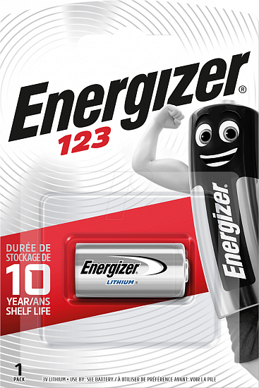 Батарейки Energizer Lithium 123 (1 шт) - Фото 1 большая