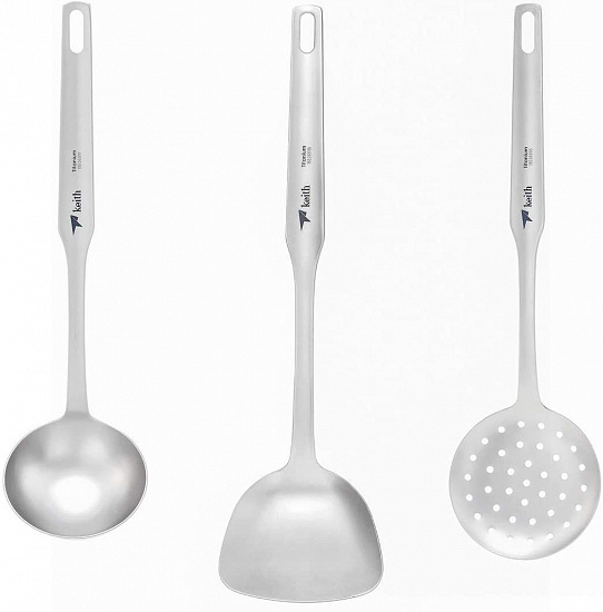 Набор приборов для готовки Keith Titanium Kitchen Utensils Set - Фото 1 большая