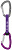 Оттяжка с карабинами Petzl Djinn Axess Violet 16мм/11см - Фото 1 малая