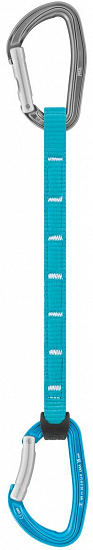 Оттяжка с карабинами Petzl Djinn Axess Turquoise 16мм/25см - Фото 1 большая