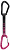 Оттяжка Black Diamond Hotforge Hybrid 16 см Ultra Pink - Фото 1 малая