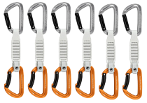 Комплект оттяжек Mammut Sender Keylock Straight/Bent 12см (6шт)  Light Grey/Gold