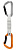 Оттяжка с карабинами Mammut Sender Keylock Straight/Bent 12см Light Grey/Gold - Фото 1 малая
