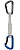 Оттяжка с карабинами Mammut Workhorse Keylock Straight/Bent 17см Grey/Blue - Фото 1 малая
