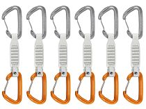 Комплект оттяжек с карабинами Mammut Sender Wire 12см (6шт) Light Grey/Gold