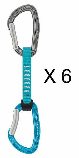 Набор оттяжек Petzl Djinn Axess Blue 11см - Фото 2 большая