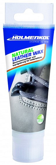Пропитка для обуви Holmenkol Natural Leather Wax 75ml - Фото 1 большая