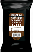 Влажные салфетки Sibearian Softs для замши и нубука 15шт