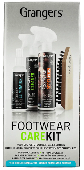 Набор для ухода за обувью Grangers Footwear Care Kit 275мл - Фото 2 большая