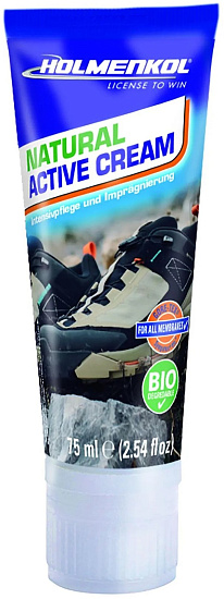 Крем для обуви Holmenkol Natural Active Cream 75мл - Фото 1 большая