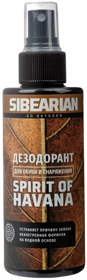 Дезодорант для обуви Sibearian Havana Spirit 150мл - Фото 1 большая
