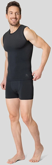 Шорты мужские Odlo Performance Light Boxer Black - Фото 4 большая