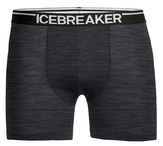 Трусы мужские Icebreaker Anatomica Boxers Jet Hthr - Фото 1 большая