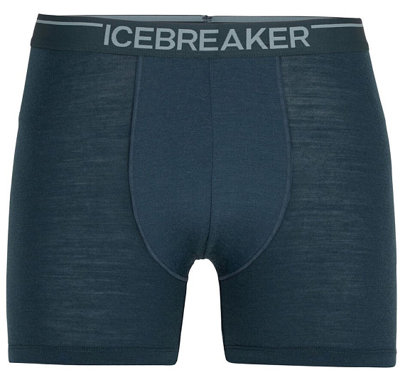 Трусы мужские Icebreaker Anatomica Boxers Serene Blue - Фото 1 большая