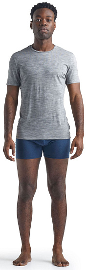 Трусы мужские Icebreaker Anatomica Boxers Serene Blue - Фото 4 большая