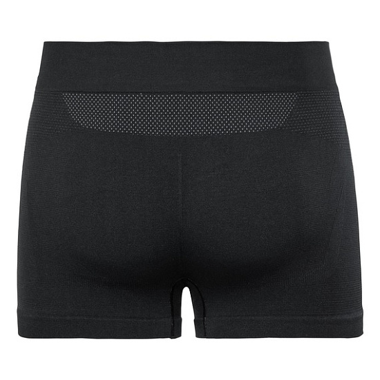 Трусы мужские Odlo Bottom Boxer Performance Warm Черный/Серый - Фото 2 большая