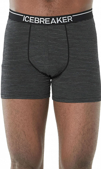 Трусы мужские Icebreaker Anatomica Boxers Gritstn Htr - Фото 2 большая