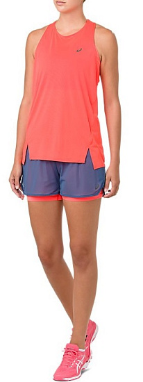 Топ женский ASICS Cool Tank Flash Coral - Фото 6 большая
