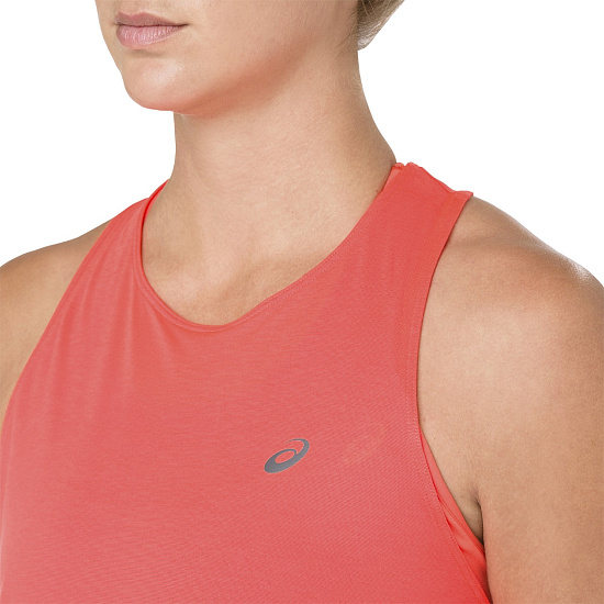 Топ женский ASICS Cool Tank Flash Coral - Фото 9 большая